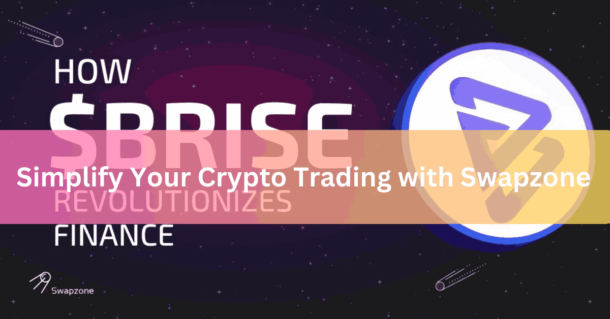 Simplify Your Crypto Trading with Swapzone