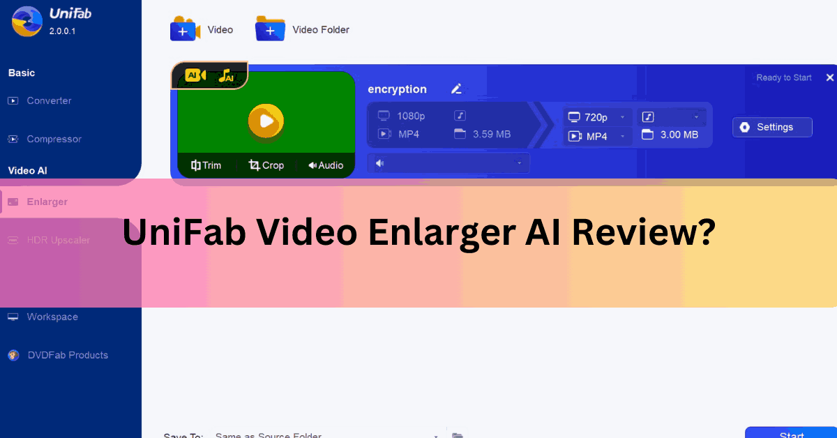 UniFab Video Enlarger AI Review